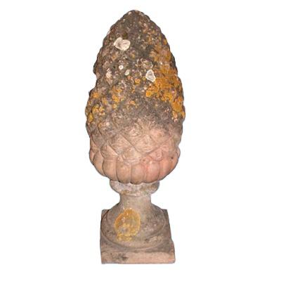 China Modern antique manmadeterracotta railing pineapple finial for sale