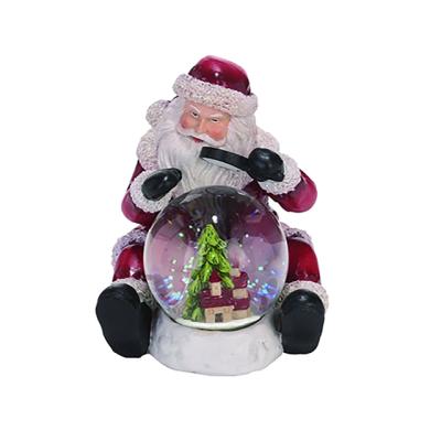 China China Wholesale Resin Mini Christmas Globe Custom Sprinkling Snow Globes for sale