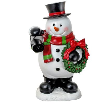 China Wholesale Christmas Snowman Hot Sale Europe Polyresin Tumble Doll Toy for sale