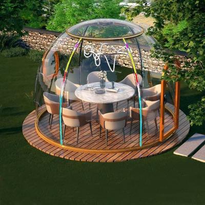 China Outdoor Restaurant and B B Bubble House with Clear PC Panel Door in Villa Style for sale