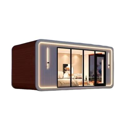 China 2024 Luxury Movable Mobile Prefab Tiny Prefabricated Apple  cabin container House hotel Homes for sale