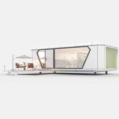 China High quality  Prefab house camping capsule modular container house modular luxury prefabricated home glass house design for sale