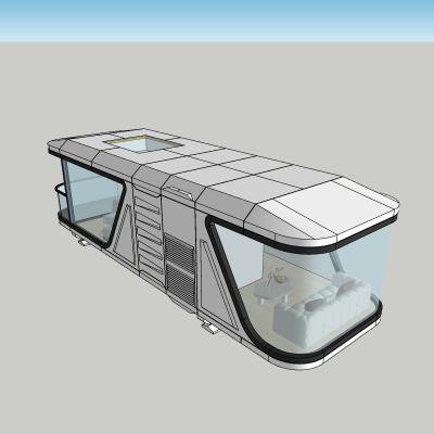 China Customized Vacation Space Capsule Leisure house Steel Frame Structure mobile House Prefabricated for sale