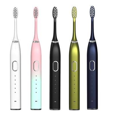 China Battery Powered Professional Electric Tooth Whitening Rechargeable Electric Toothbrush Toothbrush Customized Logo for sale