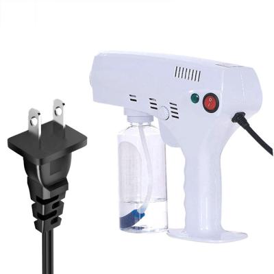 China 1300W 220V 280ML Gun sprayer machine disinfection nano blue light vapor washing spray gun nano sprayer EU/USA for sale