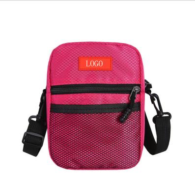 China Comfortable Customized Logo Color And Material Felt Single Women Messenger Polyester Lady Sling Mini Crossbody Shoulder Bag for sale