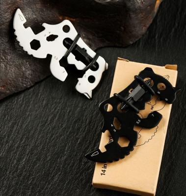 China 14 in 1 Survival Multifunctional Card Combination Card Tool Multi Tool 73*2.5mm for sale