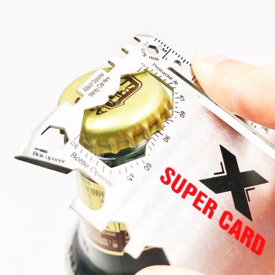 China Marketing Advertising Fixed Emergency Survival Multitool Convenient Credit Card For Camping Hiking for sale