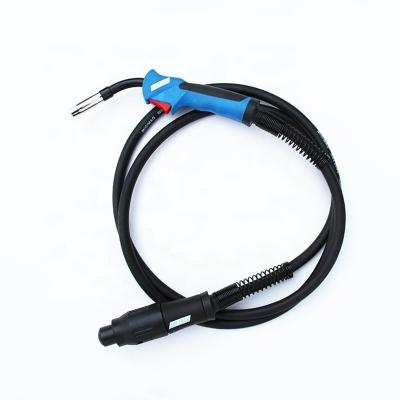 China Customized 4m 5m 8m Cable Length Binzel Type CO2 Gas Air Cooled Mig Welding Torch 15AK for sale