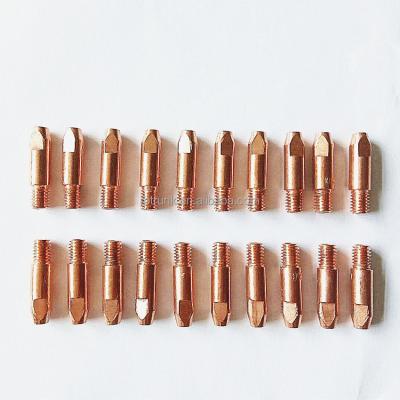 China 1.0mm Copper Contact Tip for Binzel Type 24KD CO2 MIG Torch Nozzle Protector Included for sale