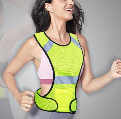 China LED FLASH Gina Safety Gear for Adult Children Reflective Running Vest with 3 