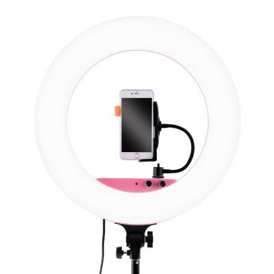 China Photogrphy 3200k 5600k makeup ring lamp photo studio led ring light IF-R480 18inch photography led ring light for sale