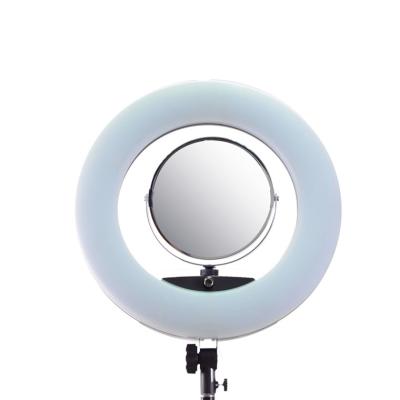 China Two Color Stepless Dimming Brightness 18inch FD-480II Dimmable Ring Light 3200K 5600K Led Ring Light 96W Photography Led Ring Light Lamp for sale