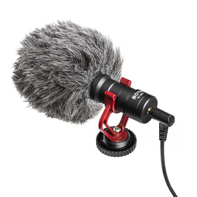 China High Quality Condenser Microphone BY VideoMicro Compact On-Camera Recording Microphone DSLR Mini Microphone for sale