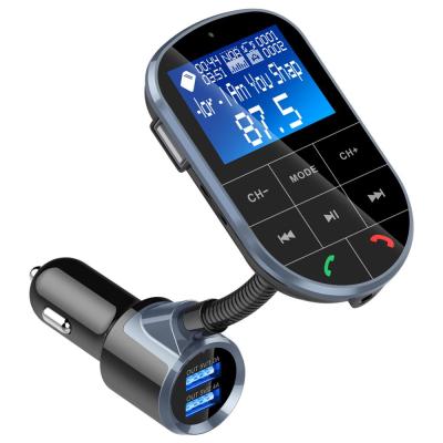 China 5V Dropshipping Car MP3 BT Player Wireless In-car Phone FM Transmitter Handsfree Dual USB Recharger BC37 for sale