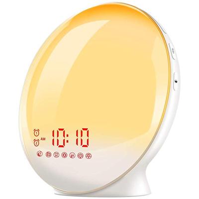 China Portable Smart Device Dropshipping WiFi Smart Voice Sunrise Wake Up Light for sale