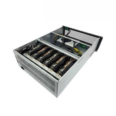 China With Fan 6/8card Multi Chassis 4u Graphics Card Chassis Server Atx Platform Chassis Itx Case Itx Computer Case for sale