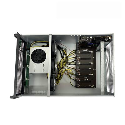 China With Fan 1.2mm Long Server Cases SGCC 19 Inch Rack Mount Chassis 10 Bay 680mm Length 4U for sale