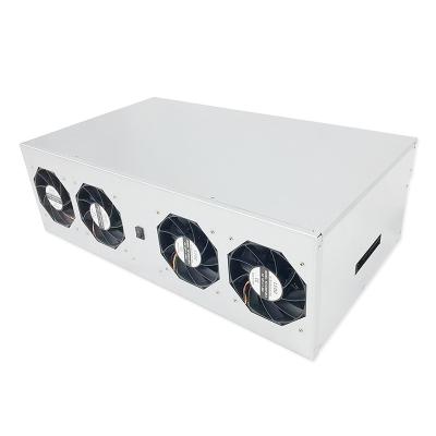 China With Reliable Fan Quality Computer Case 8gpu Case Assembled With 120mm High Power 4500rpm 12038 Case Fan for sale