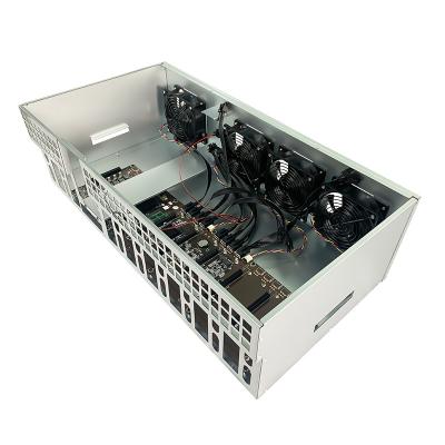 China With Fan Computer View Graphics Cooling Case Card Server For 8gb Gpu Motherboard Case With RAM/PSU/SSD/cpu for sale