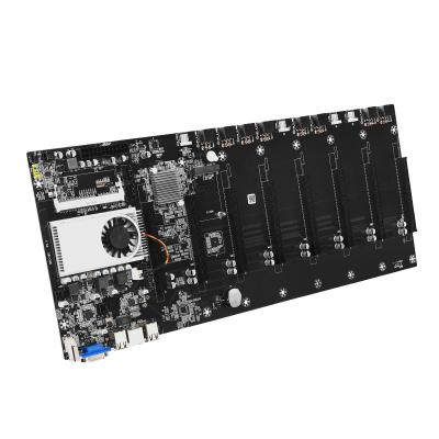 China Desktop 12 GPU Mainboard B250C USB3.0 to PCI-E 16X with 2 DDR4 DIMM Memory Slot LGA 1151 1155 B250 Mainboards for sale