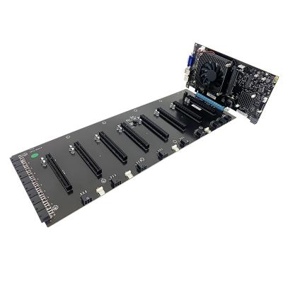 China Desktop PC motherboard 847/b75/b85/B65 /S37 x79 ddr3 with cpu support 8 integrated graphics card slots for sale