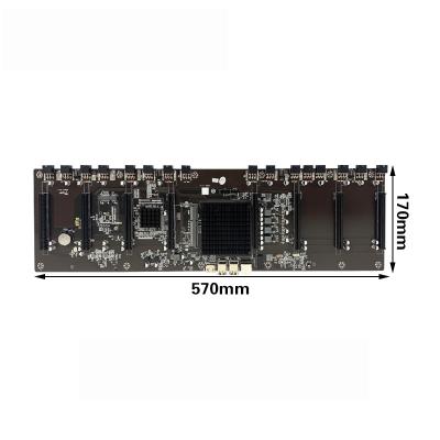 China Hm65 8 gpu desktop motherboard with processor celeron supporting 847/B85 motherboard for sale