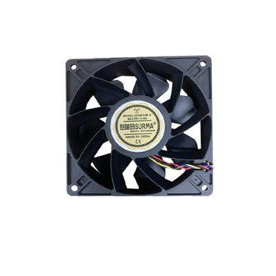 China Amazon's best-selling computer case 120mm 12038 high speed fan ball bearing S8 S9 6000rpm 12v 24v fan 4pin for sale