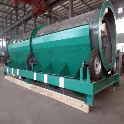 China Factory Shaftless Shaftless Waste Sieve Chips Trommel Screen for sale