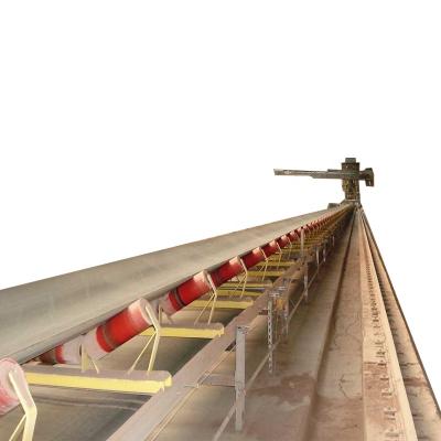 China Fire Resistant Idler Roller Conveyor Belt Portable Belt Conveyor For Coal Transport for sale