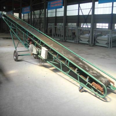 China Heat Resistant Container Unloading Movable Telescop Belt Conveyor for sale