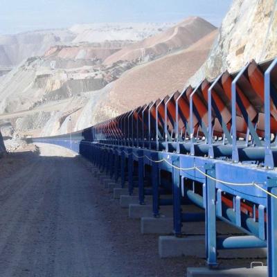 China Fire Resistant Portable Industrial Mud Belt Conveyor Return Idler Conveyor Belt for sale