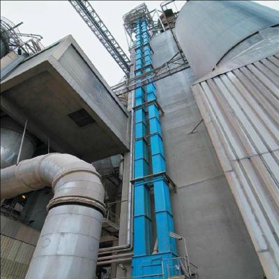 China Fire Resistant Food Processing Industry Copper Ore Belt Bucket Elevator Manufacturer for sale