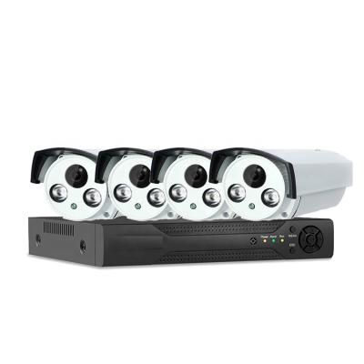 China NIGHT VISION 4 channel security 2mp camera 1080p ahd dvr kits 4ch indoor outdoor waterproof cctv dvr set for sale