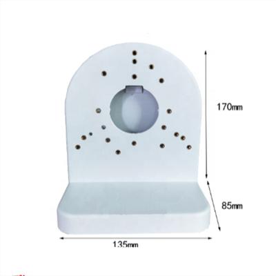 China Plasic Universal White Plastic Wall Mount Bracket Holder For CCTV Dome Camera for sale