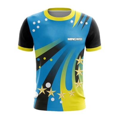 China Anti-Wrinkle Sublimation T-shirt Printed Cotton Couple T Shirts For Lovers Quality Thai Football T Shirt for sale