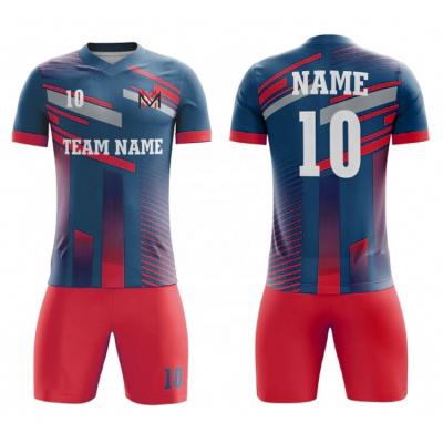 China Youth Soccer Jersey Kids Football Team Soccer Uniform Football Uniform Sets For Men for sale