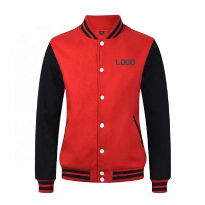 China New Winter Anti-wrinkle Men's Unisex Button Down Custom Made College Bomber Jackets Baseball Jackets for sale