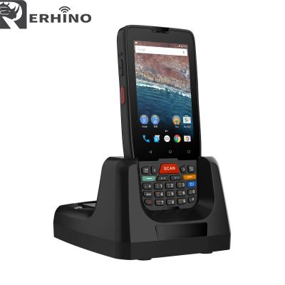 China Handheld Computer 4 Inch Octa Core GFF Touch Android 9 Rugged Capacitive Barcode Scanner Industrial Android Pda for sale