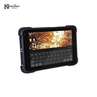 China Erhino 8 Inch 4G RAM 64G ROM Win 10 Industrial Waterproof Military Grade Tablet IP67 Rugged Mobile Computer for sale