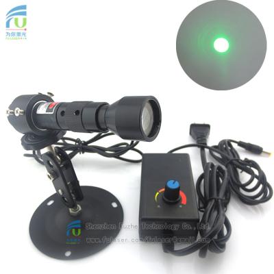 China Retail FU515AD30-GD24 505-525nm 30mW Green Color Adjustable Beam Expander Green Laser With Adjustable Focus for sale