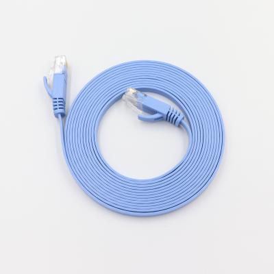 China Telecommunication Liansu Factory Price Rj45 Utp Cat6 Patch Cord Cat 6 Patch Wired Network Thin Flat Cable for sale