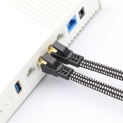 China Telecom Liansu Wholesale Cheap Price Network 250mhz Bandwidth Protected Flat Channel Cat8 Sftp Lan Cable for sale