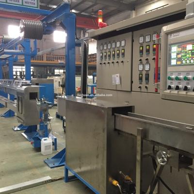 China Fuchuan Insulation Copper Wire Cable Making Machine PVC Coating Machine Low Smoke Non-Halogen Extruder Extruder Line High Speed for sale