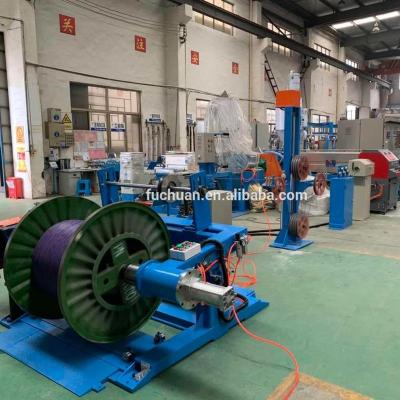 China High Speed ​​Wire Cable Making Double Layer PVC Extruder Machine Fuchuan Cable Extruder Whole Extruder Line for sale