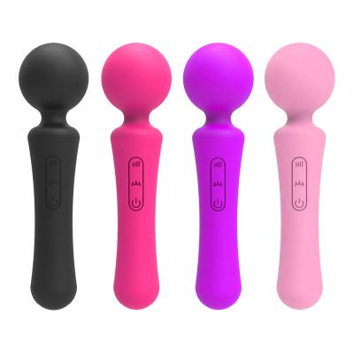 China Silicone 20 Patterns 8 Speed ​​Vibration Silicone Waterproof Adult AV Wand Vibrator Massager Handheld Vibrator For Women for sale