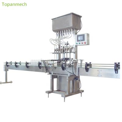 China Full Automatic Industrial Liquid Beverage Food Packet Machine Chemical Filling Capping Labeling Line Price for sale