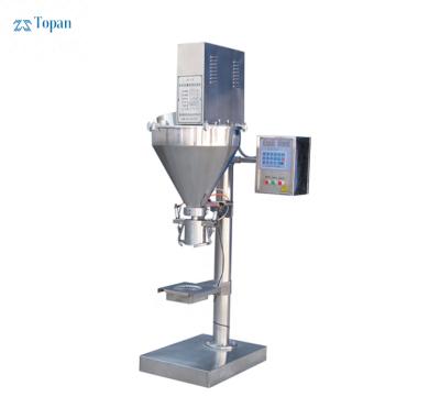 China Semi Automatic Food Auger Powder Filling Machine With Clamp Mechanism for sale