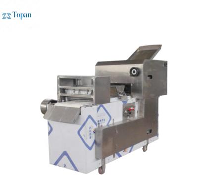 China High Efficinency Dough Snacks Frying Cutting Machine Food Production Line Chin Chin Making Machine For Factory Price for sale