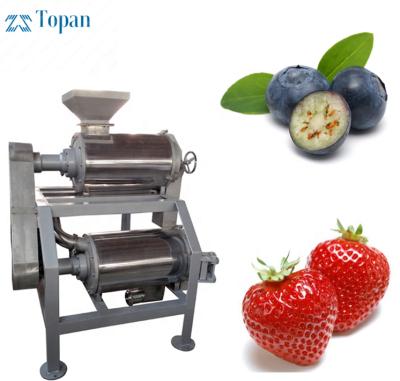 China High Efficiency Mango Apricot Strawberry Fruit Extractor Pulping Machine for sale